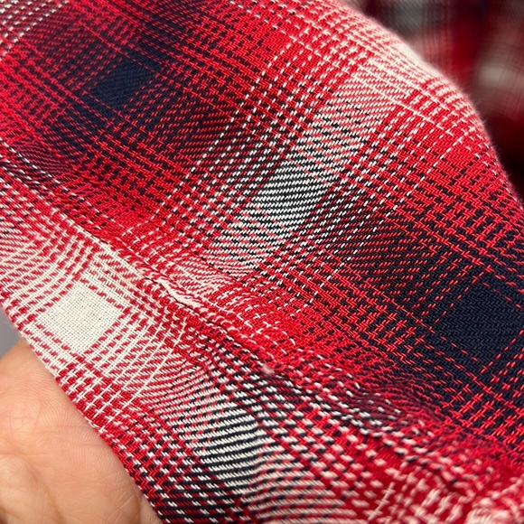 BARBOUR KERSHAW Shirt faded Red Long Sleeved & Tailored Fit - Picture 4 of 14